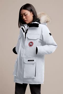Chamarras Canada Goose Mujer Outlet - PBI Expedition Abrigos Blancos CW5871903